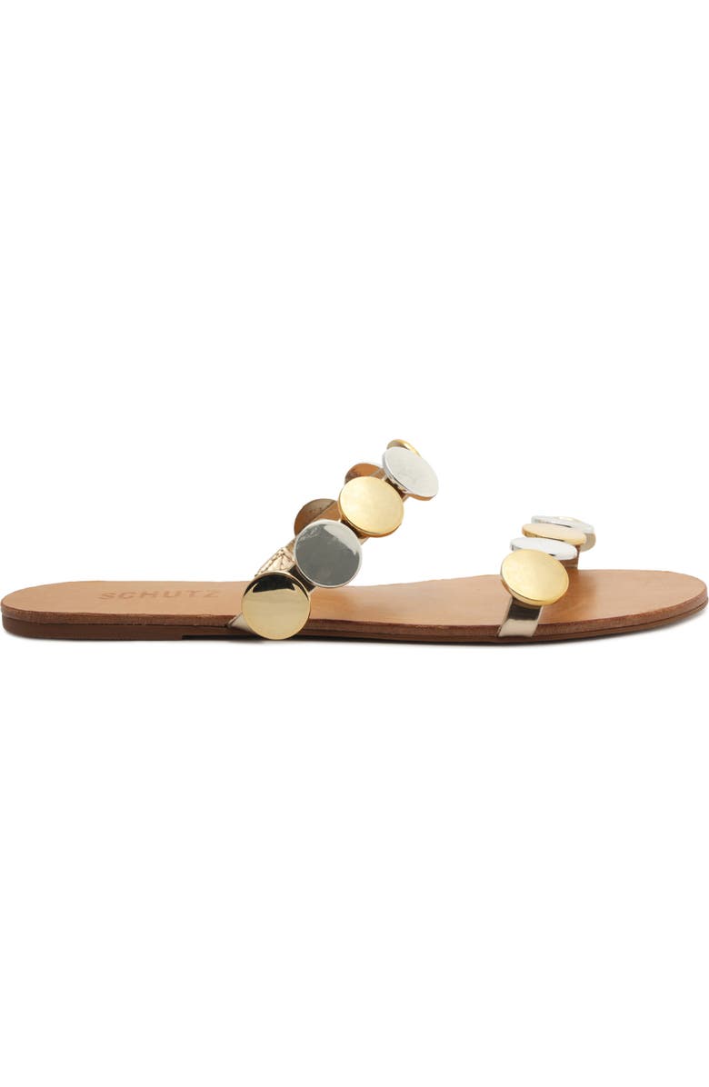 Schutz Acacia Flat Slide Sandal, Alternate, color,