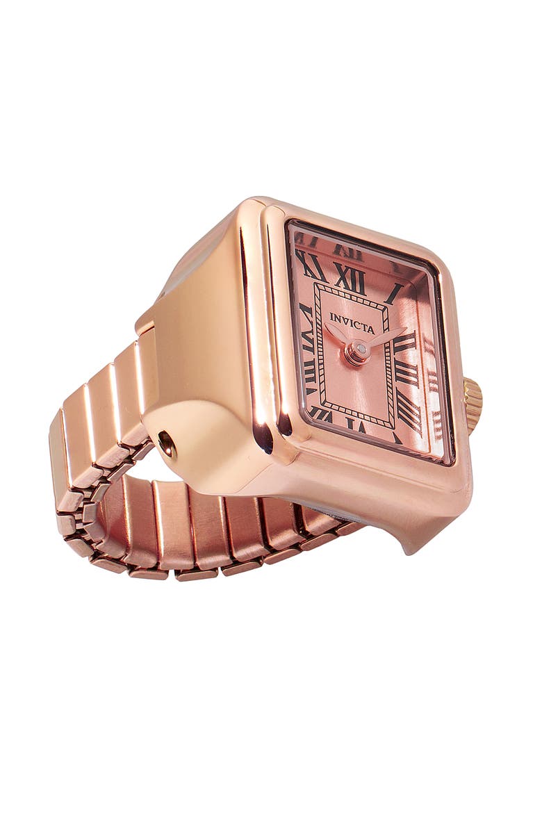 Mini Ring Watch, Alternate, color, ROSE GOLD