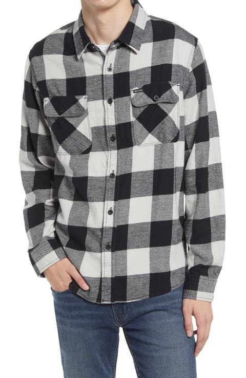 Bowery Check Flannel Button-Up Shirt