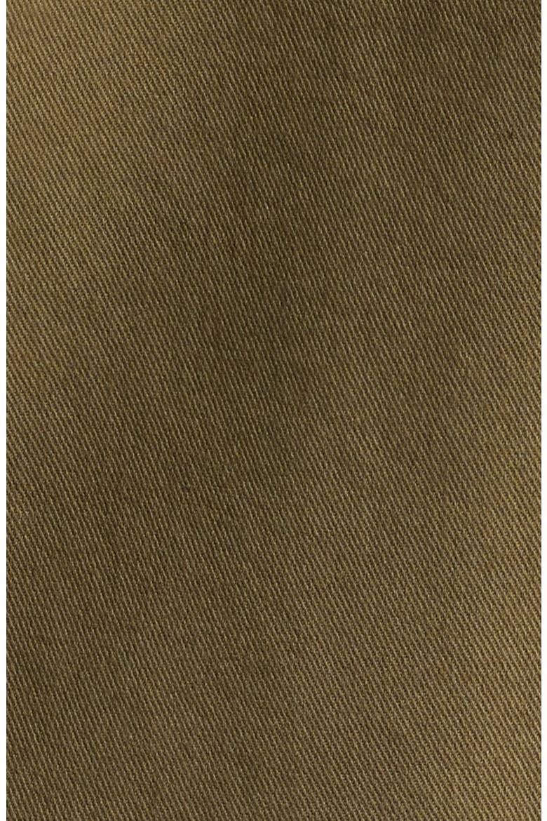 Crop Cotton Blend Twill Jacket, Alternate, color, OLIVE BURNT