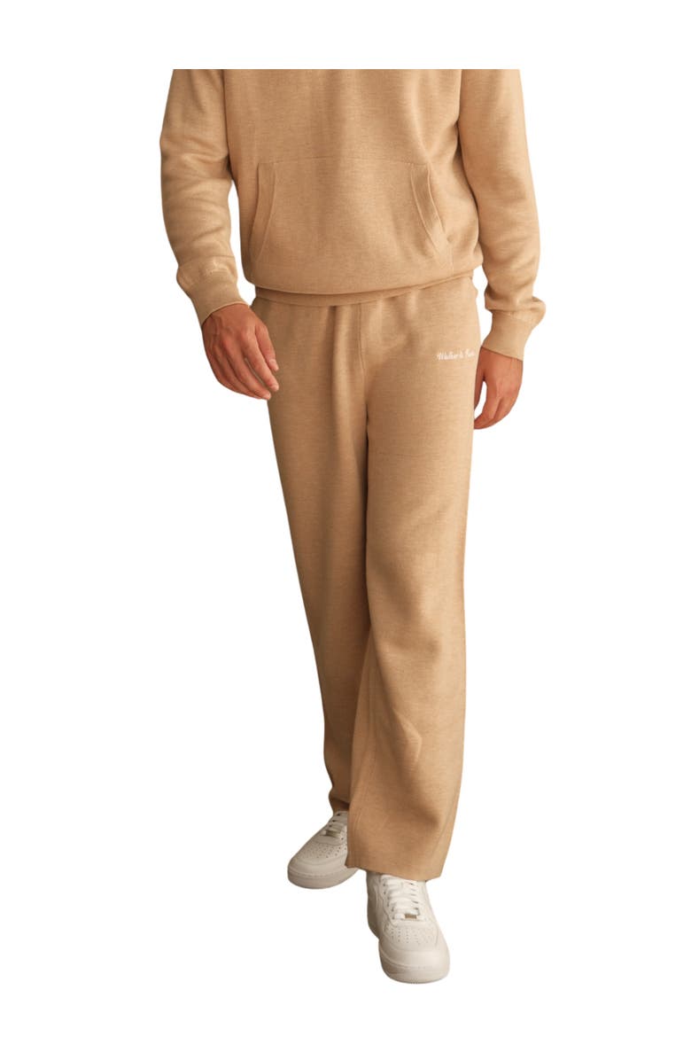 Walker & Hunt Merino Blend Knitted Sweatpants, Main, color, Mocha