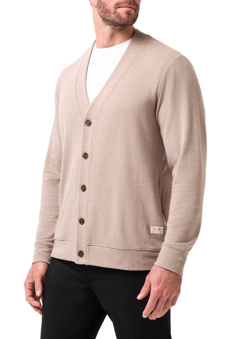 Cloud Cardigan, Alternate, color, HEATHER WEATHERED TEAK