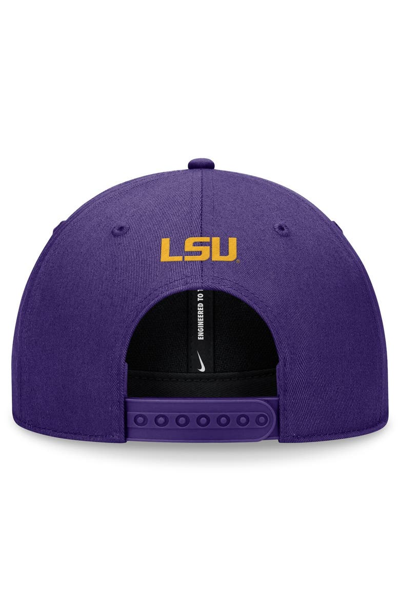 Men's Nike Purple LSU Tigers Local Rise Adjustable Hat, Alternate, color, Purple