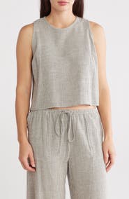 Renee C Stripe Sleeveless Top