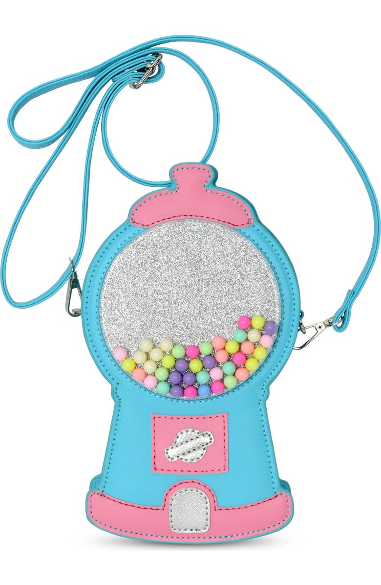 Iscream Kids' Bubblegum Fun Crossbody Bag, Alternate, color, Blue Multi