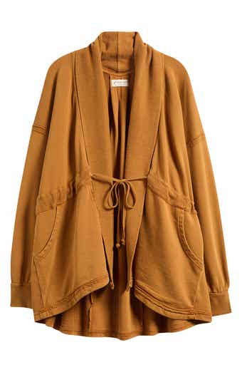 Free People Boothbay Longline Cotton Jacket