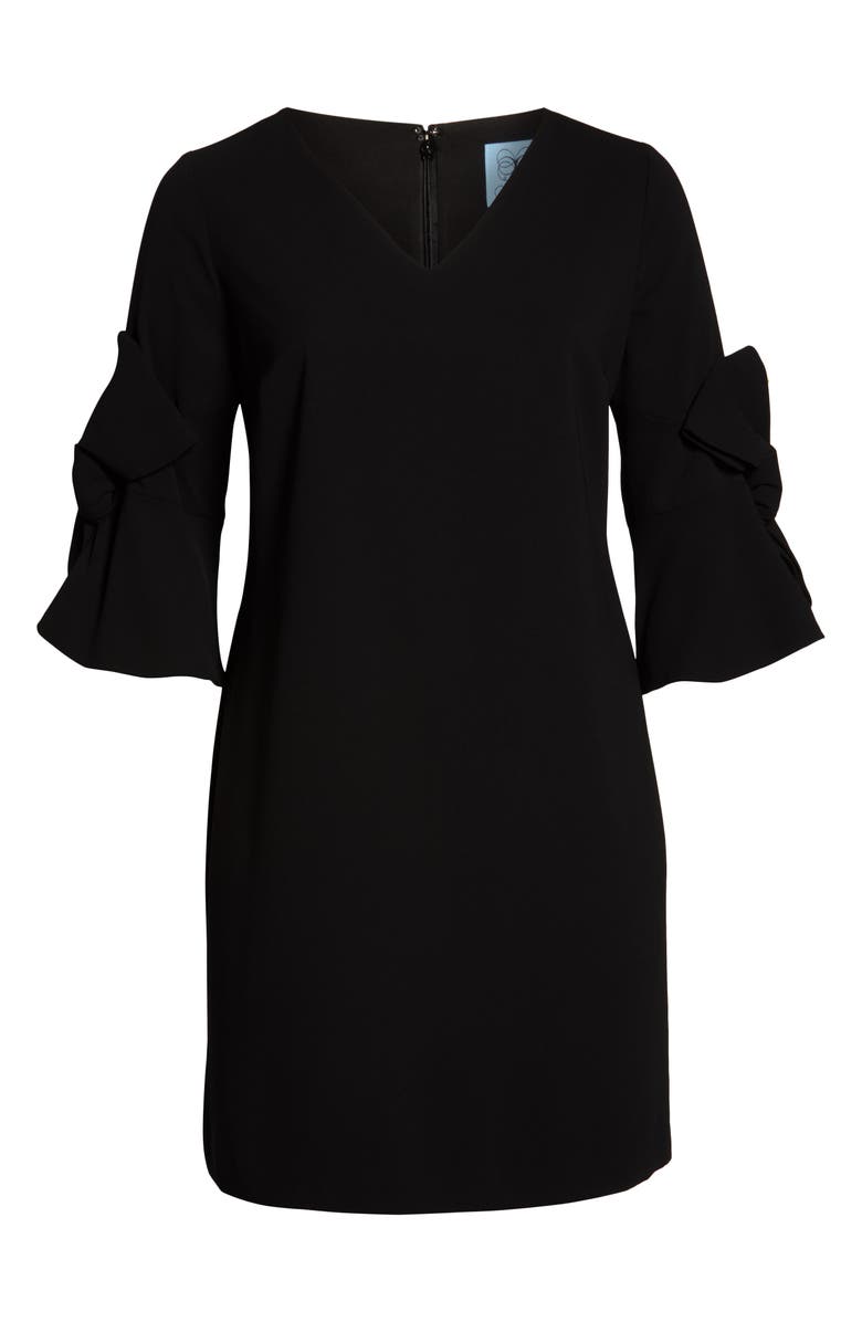 CeCe Moss Crepe Bow Shift Dress, Alternate, color,