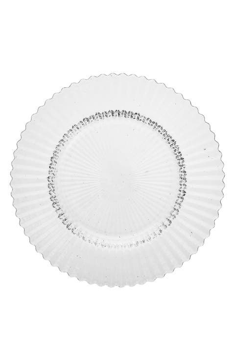 Archie Set of 4 Clear Dessert Plates