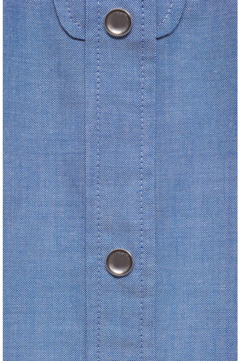 Studded Snap-Up Western Shirt, Alternate, color, BLUE