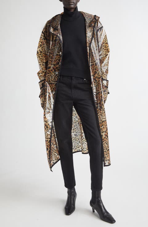 True Leopard Print Raincoat