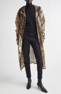 Stand Studio True Leopard Print Raincoat
