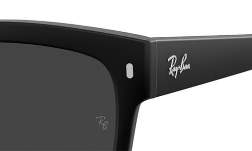 Ray Ban Ray-ban 56mm Polarized Square Sunglasses In Black