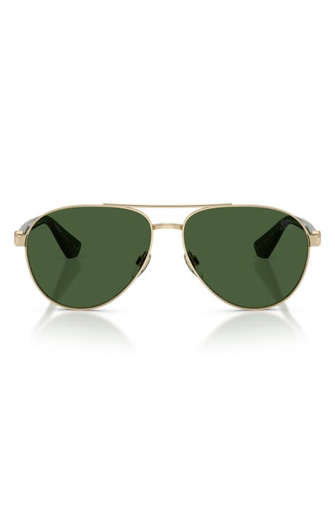 59mm Gradient Pilot Sunglasses