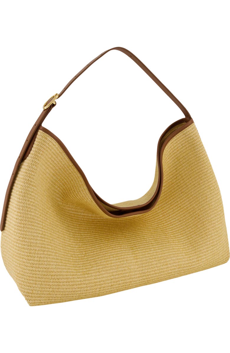 Vince Medium Vivian Raffia Hobo Bag, Alternate, color, Natural