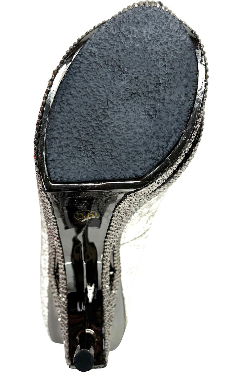 LADY COUTURE Platform Stiletto Pump, Alternate, color, Silver