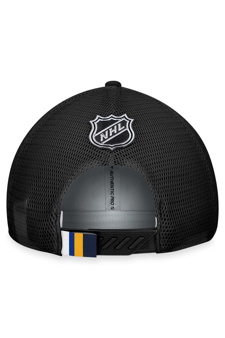 Men's Fanatics Branded  Gray/Black St. Louis Blues Authentic Pro Home Ice Trucker Adjustable Hat, Alternate, color, Gray
