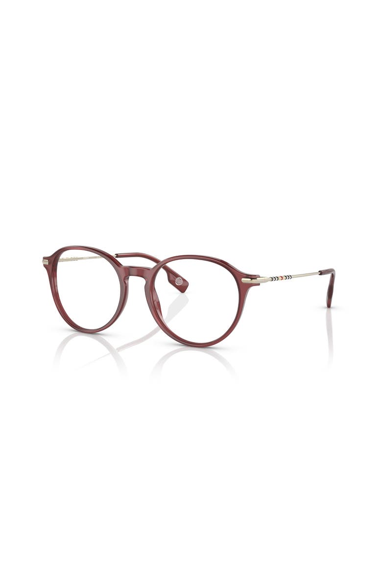 Burberry 51mm Phantos optical glasses, Main, color, Red