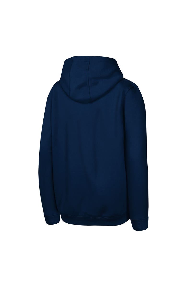 Mitchell & Ness Youth Mitchell & Ness  Navy Seattle Sounders FC Mascot Break Out Pullover Hoodie, Alternate, color, Navy
