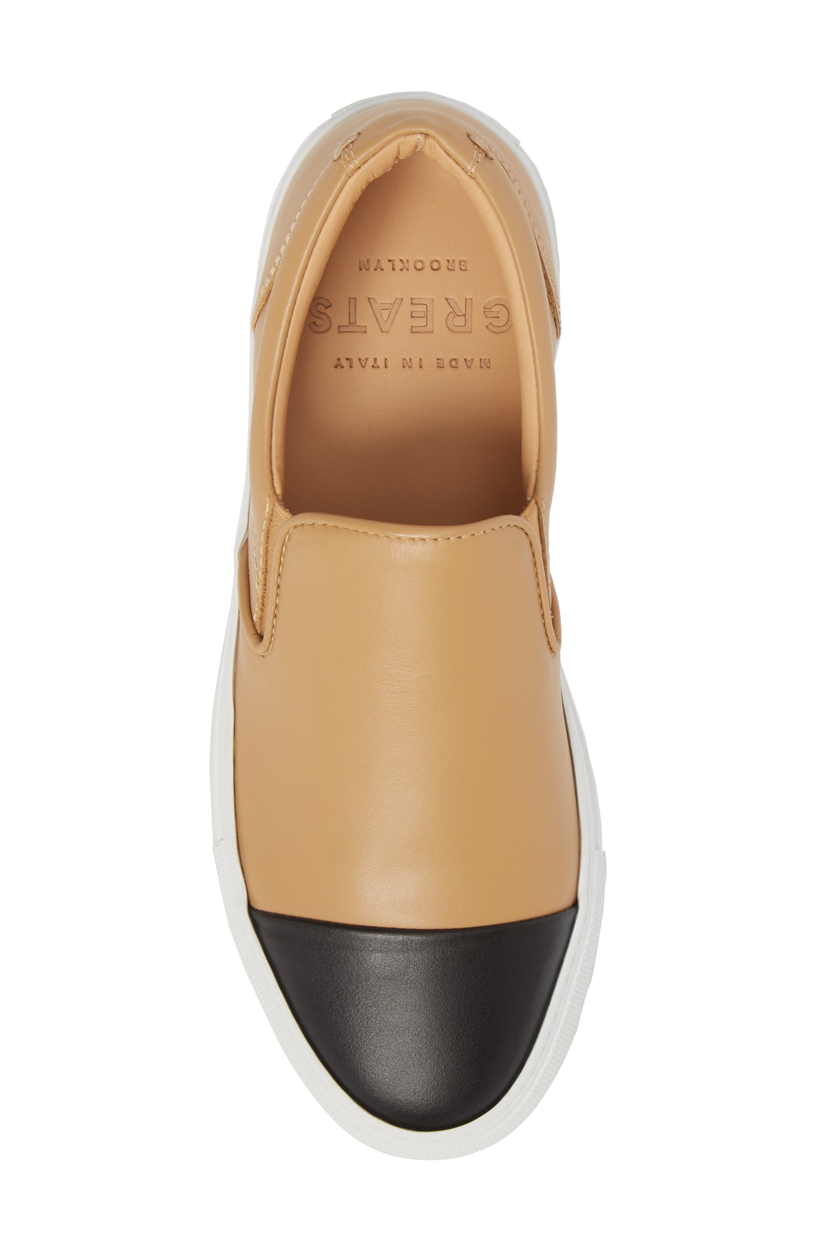 GREATS Wooster Cap Toe Slip-On Sneaker, Alternate, color, 