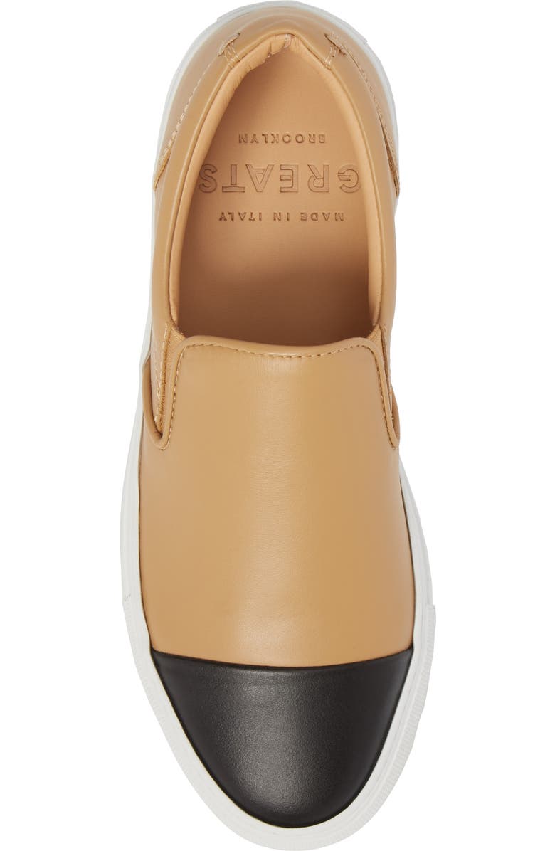 GREATS Wooster Cap Toe Slip-On Sneaker, Alternate, color,