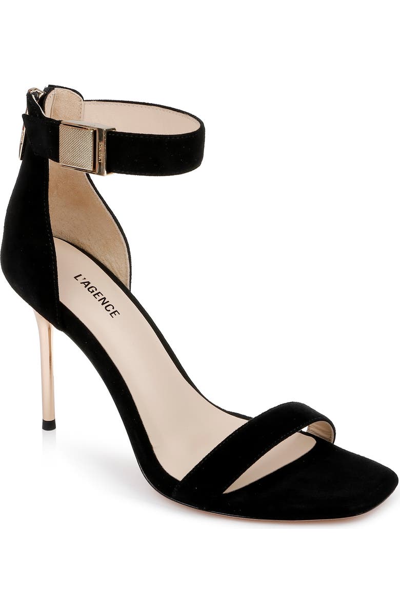 L'AGENCE Thea Ankle Strap Sandal, Main, color,