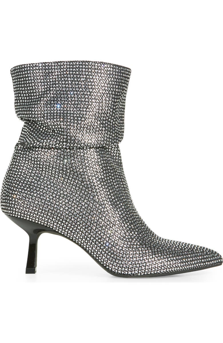 Open Edit Tilly Crystal Embellished Bootie, Alternate, color, Silver