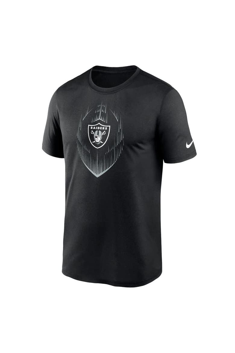 Men's Nike Black Las Vegas Raiders Primetime Legend Icon Performance T-Shirt, Alternate, color, Black