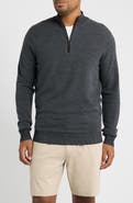Peter Millar Blair Birdseye Merino Wool Quarter Zip Pullover