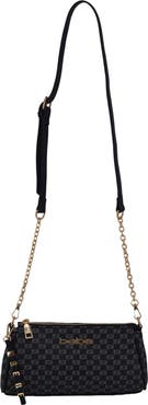 bebe Adela Monogram Crossbody Bag