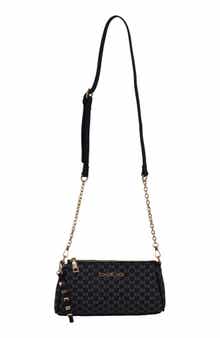 bebe Adela Monogram Crossbody Bag