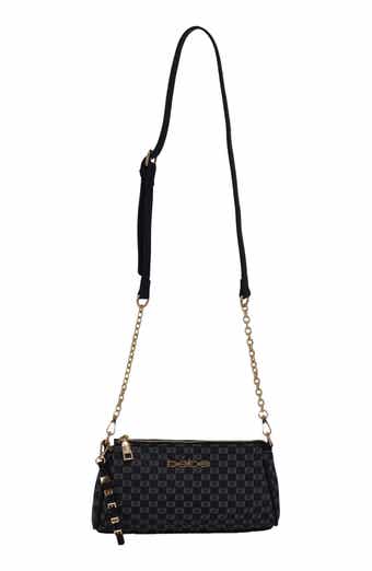 bebe Adela Monogram Crossbody Bag