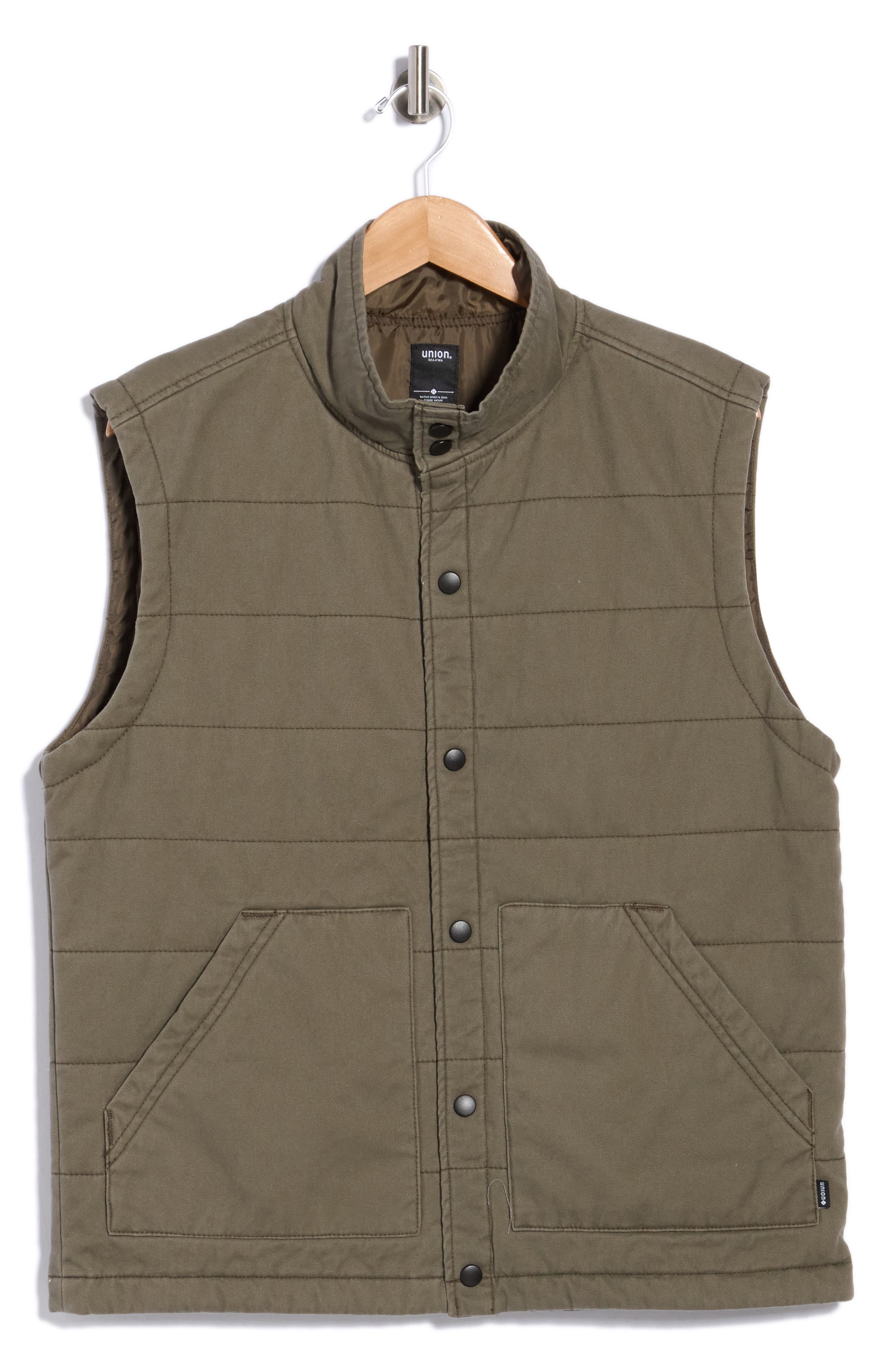 Wade Quilted Twill Vest
