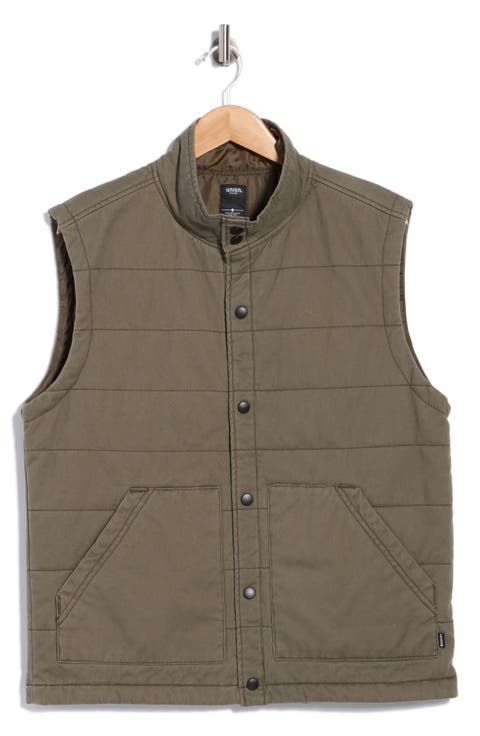 Wade Quilted Twill Vest