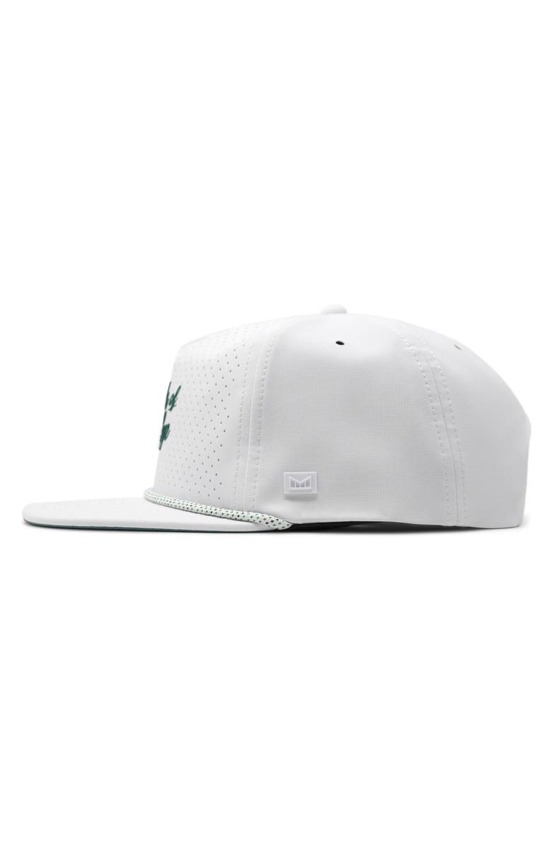 Melin Coronado Links Hydro Performance Snapback Hat, Alternate, color, White/ Green
