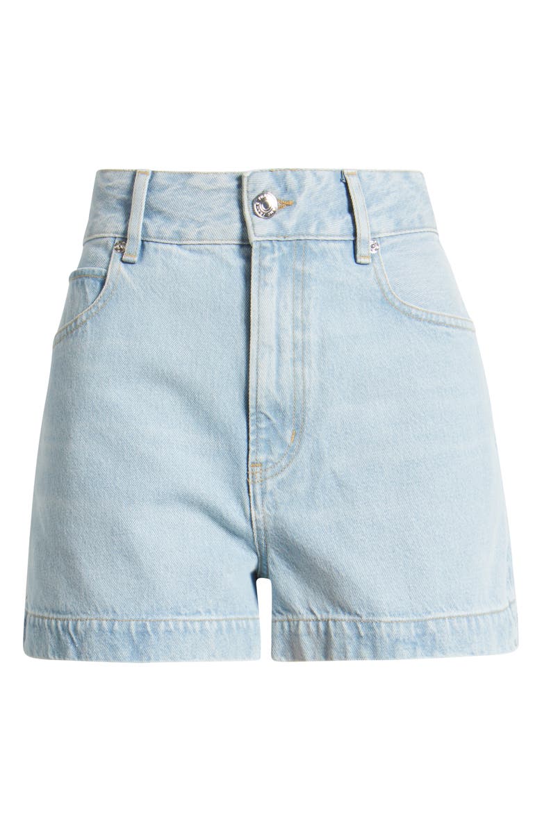 FRAME The Charm High Waist Denim Shorts, Alternate, color, Never
