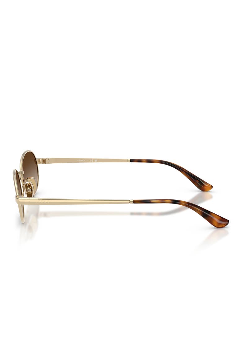 VO4353S 54mm Oval Sunglasses, Alternate, color, PALE GOLD / BROWN GRADIENT