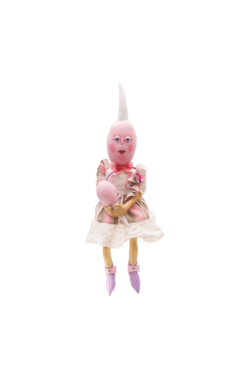 Gallerie II Edith Gathered Traditions Joe Spencer's Figurine Doll 26", Main, color, Pink