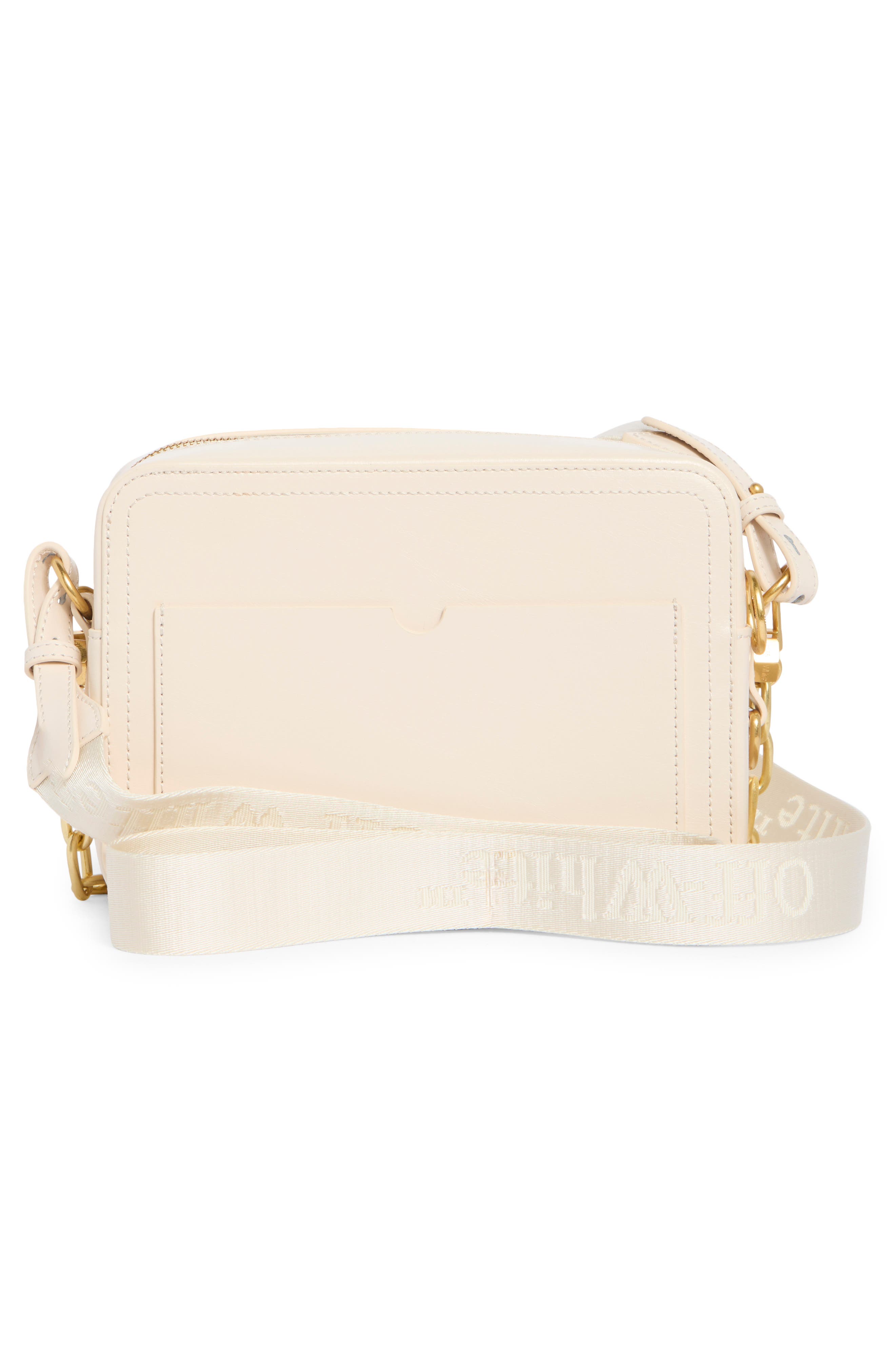 Off-White Medium Camera Crossbody Bag, Alternate, color, Cream