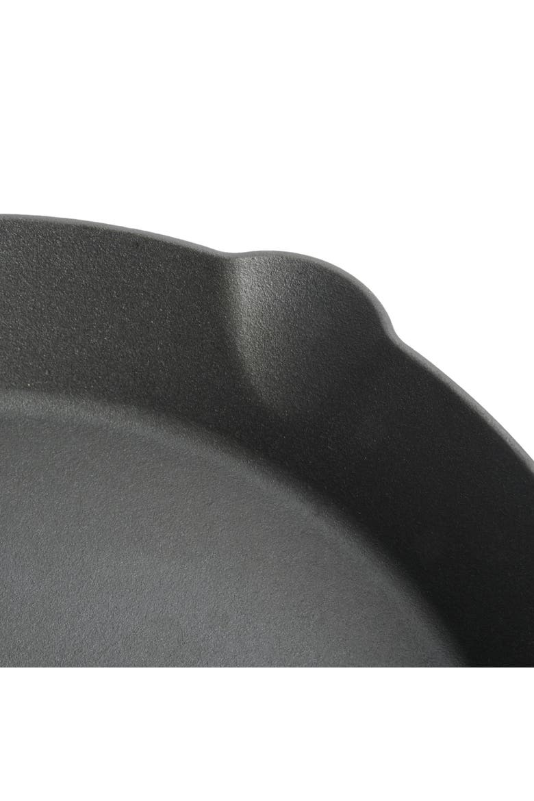 Cast Iron Preseasoned Skillet, 12 Inch, Alternate, color, Black