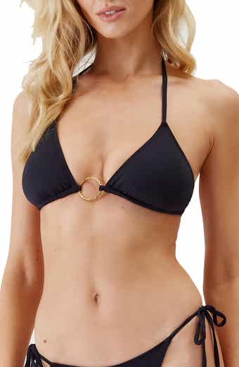 Melissa Odabash Miami Core Ring Triangle Bikini Top