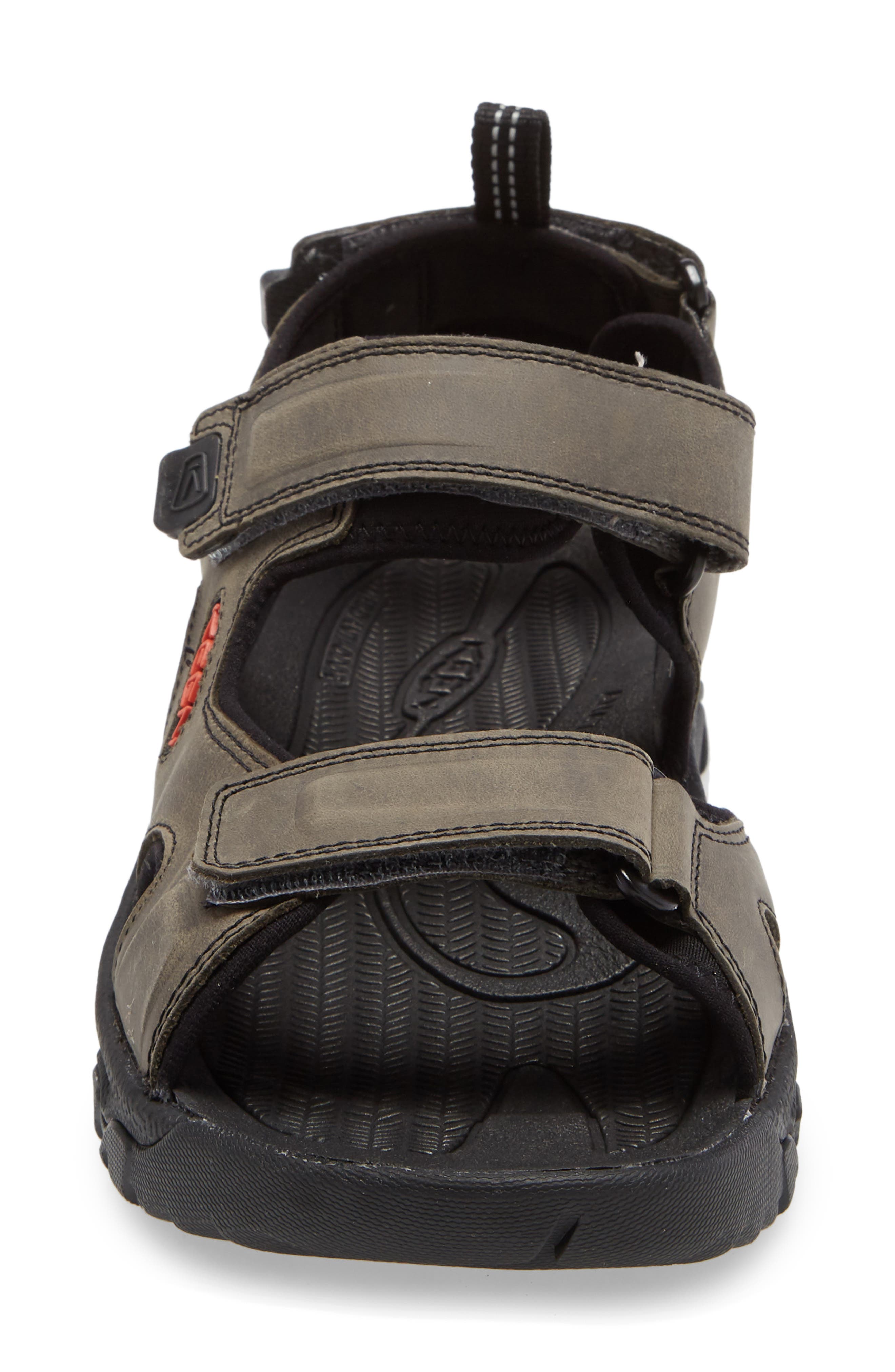 Targhee III Sandal, Alternate, color, GREY/ BLACK