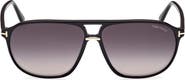 TOM FORD Bruce 61mm Navigator Sunglasses