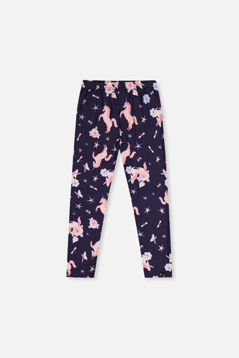 Soft Elastic Waistband Unicorn Leggings