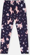 Deux par Deux Soft Elastic Waistband Unicorn Leggings