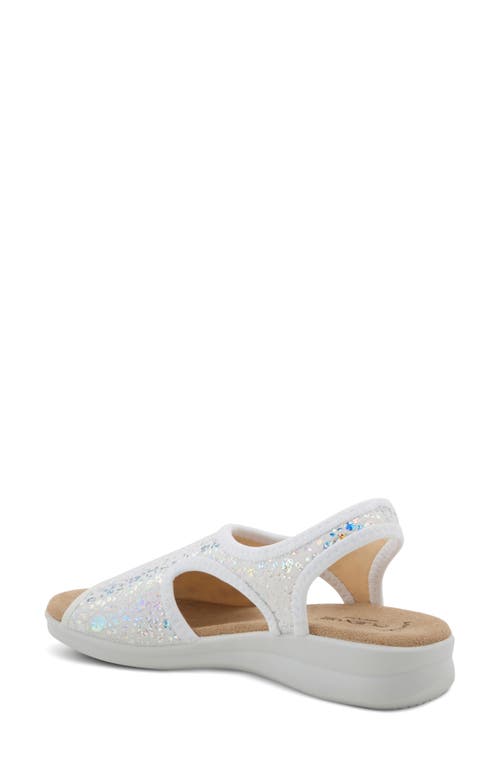 Flexus By Spring Step Nyaman Slingback Sandal In Silver