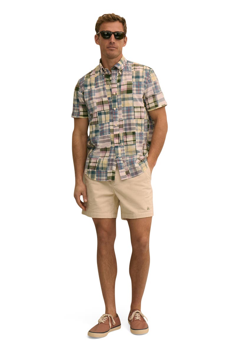 Brooks Brothers Corduroy Drawstring Shorts, Alternate, color, Summer Sand