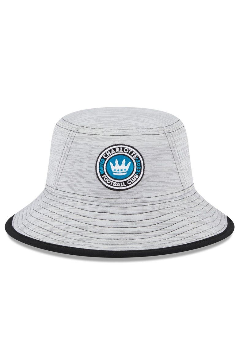 Men's New Era Gray Charlotte FC Game Bucket Hat, Main, color, Gray