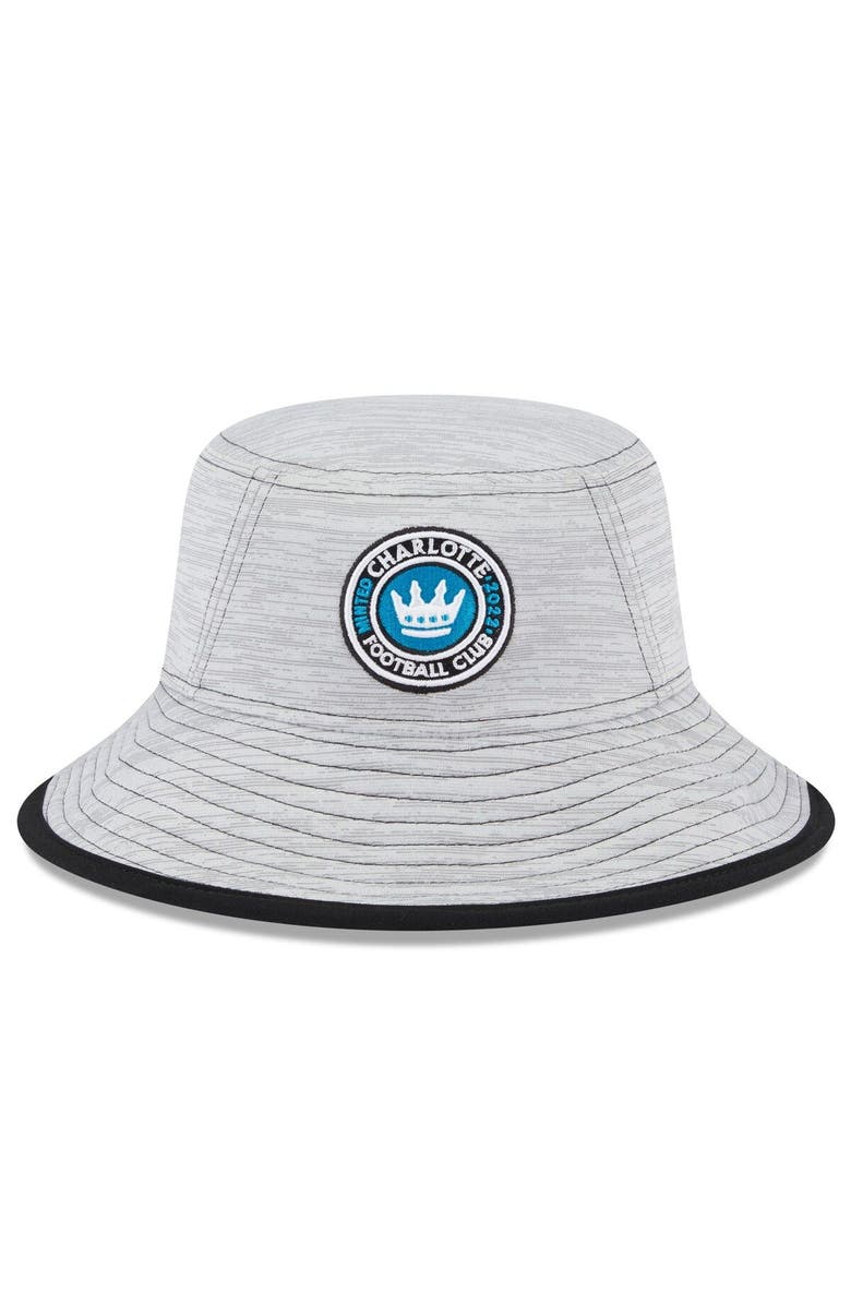 New Era Men's New Era Gray Charlotte FC Game Bucket Hat, Main, color, Gray