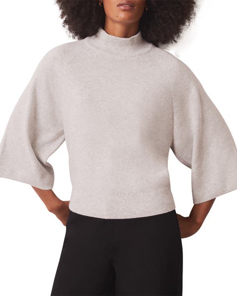 Cotton Blend High Neck Top