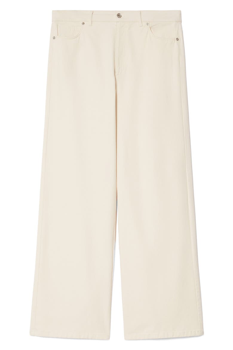 Sport Collection Wide Leg Jeans, Alternate, color, MILK